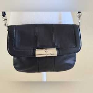 Coach Kristin Black Leather Crossbody